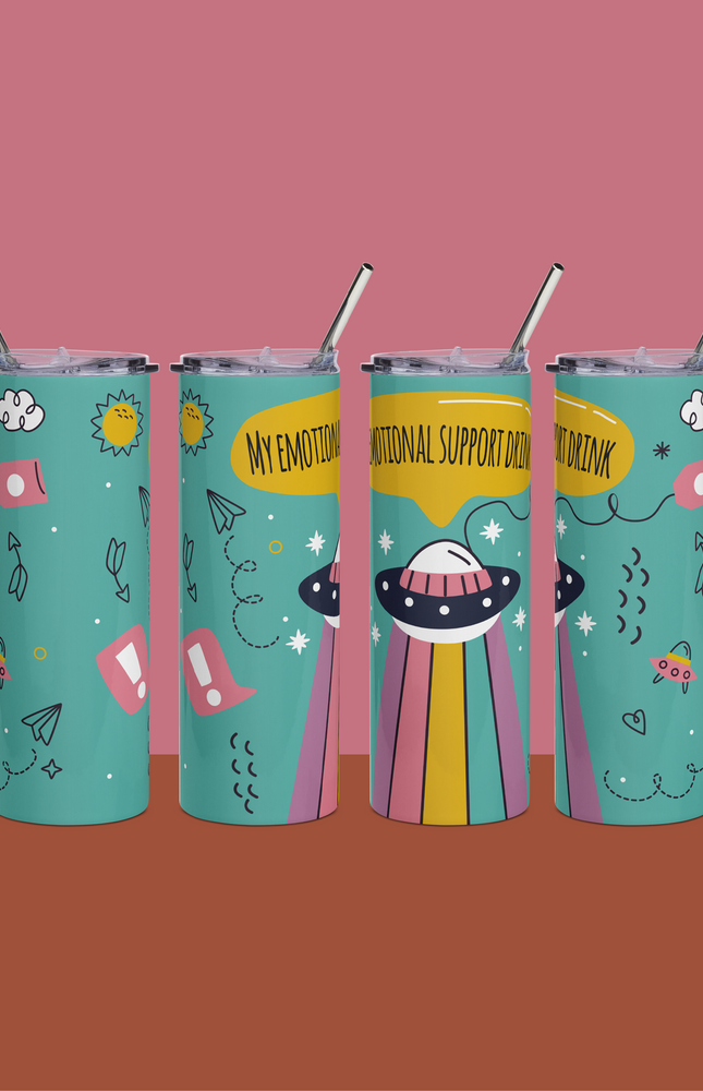 My Emotional Support Drink tumbler