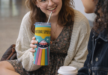 My Emotional Support Drink tumbler