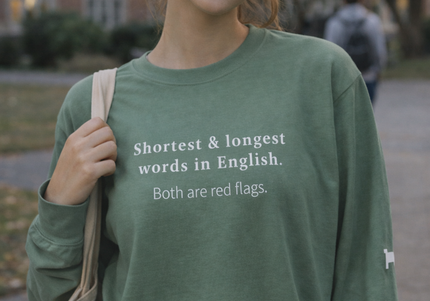 Shortest and longest words in English. Both are red flags.