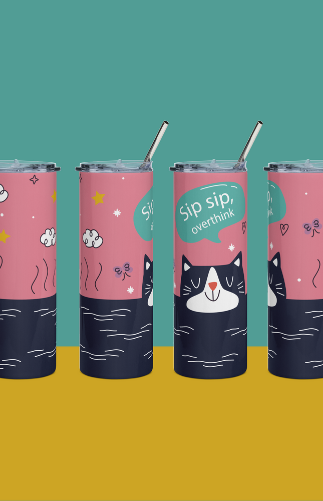 Sip sip, overthink Tumbler