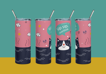 Sip sip, overthink Tumbler