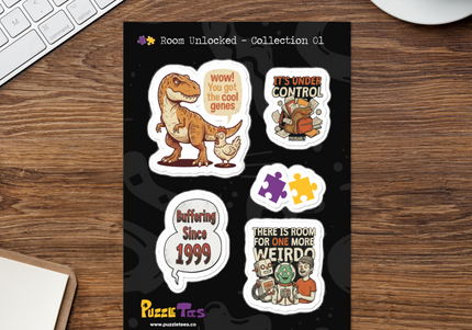 PuzzleTees Sticker Pack: Slap Your Curiosity